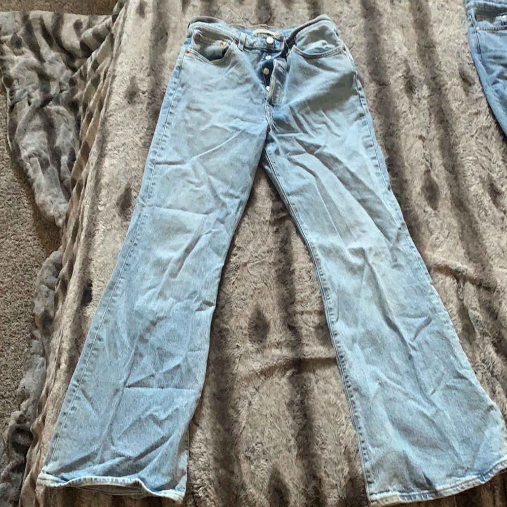 Levi’s rib cage flare jeans